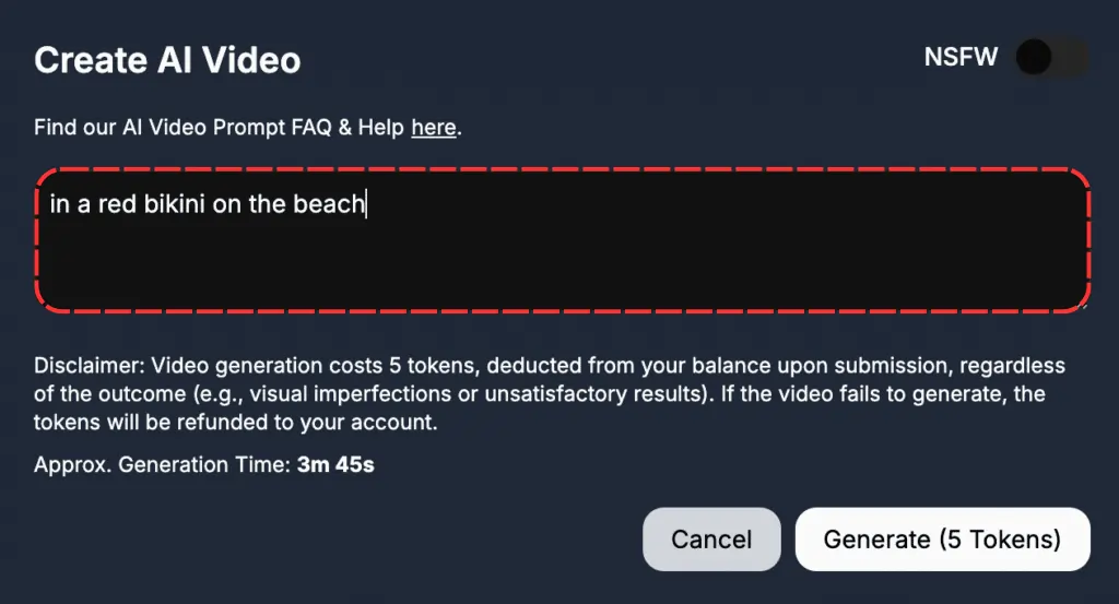 AI Allure - Generate Video Prompt