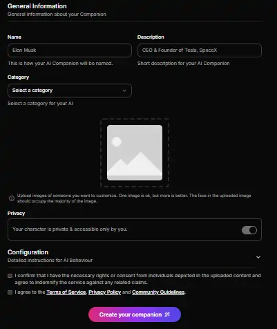 AI Allure - Upload Images (Create your own AI Girlfriend)