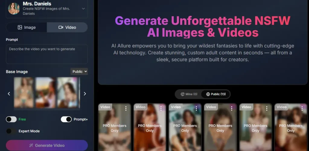 AiAllure Video Generator___