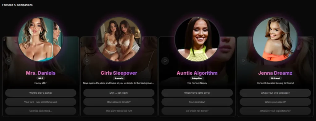 Set Personality & Relationship - Choose your own AI Girlfriend (AI Allure)